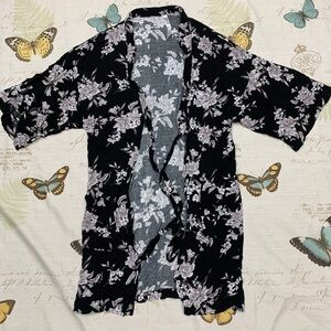 Spiritual gangster‎ floral kimono OS
